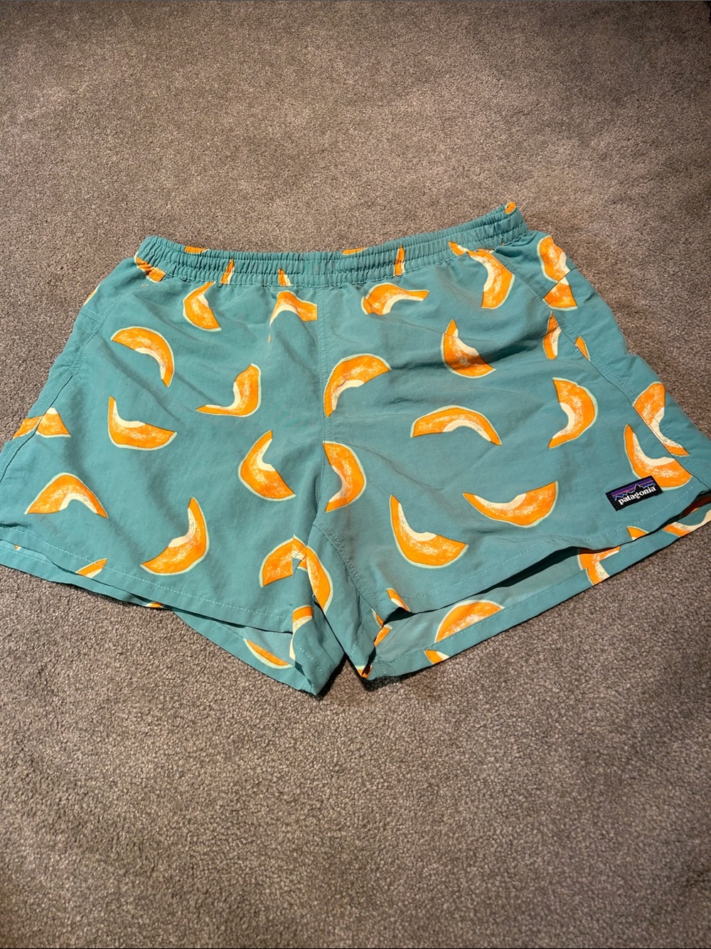 Patagonia Women’s Baggies shorts in Melons: Light Beryl Green